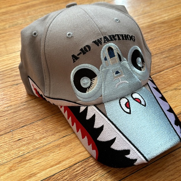 A-10 Warthog Hat / Eagle Crest / Who Let The Hogs Out - Picture 3 of 8